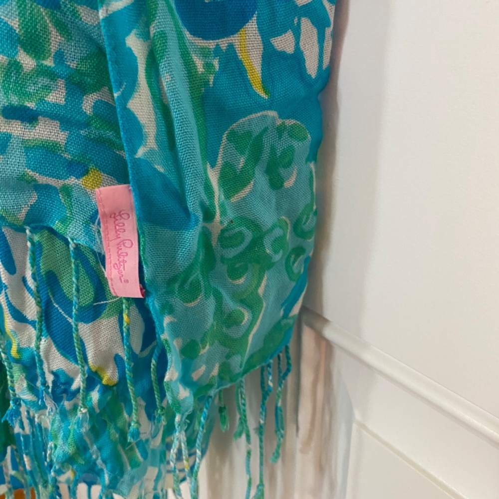 Lilly Pulitzer Floral Scarf - Picture 2 of 3